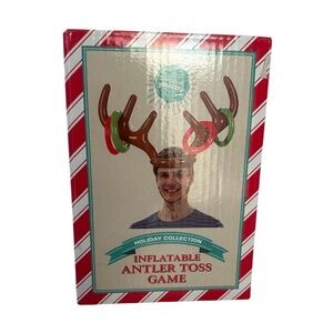 Inflatable Antler Toss Game - Red, Green, Brown